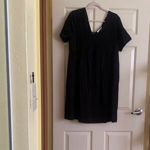 NWT Elegant Black Midi Dress